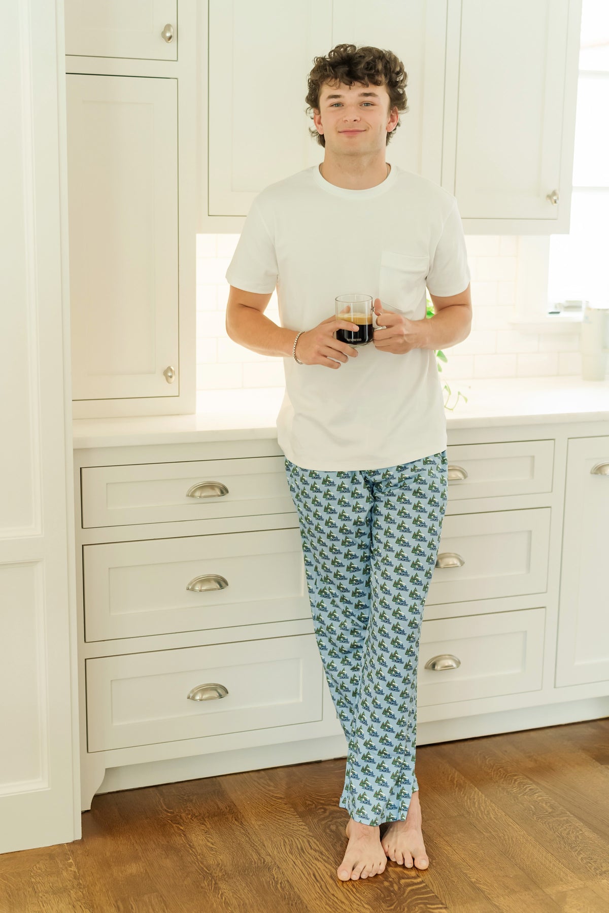 Brent Men's Hangout Pant North Pole Express outfit perfect for everyday wear
