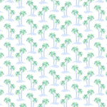 Parker Boys' Zipper Pajama - Palm Tree Isle Blue stylish kids outfit collection