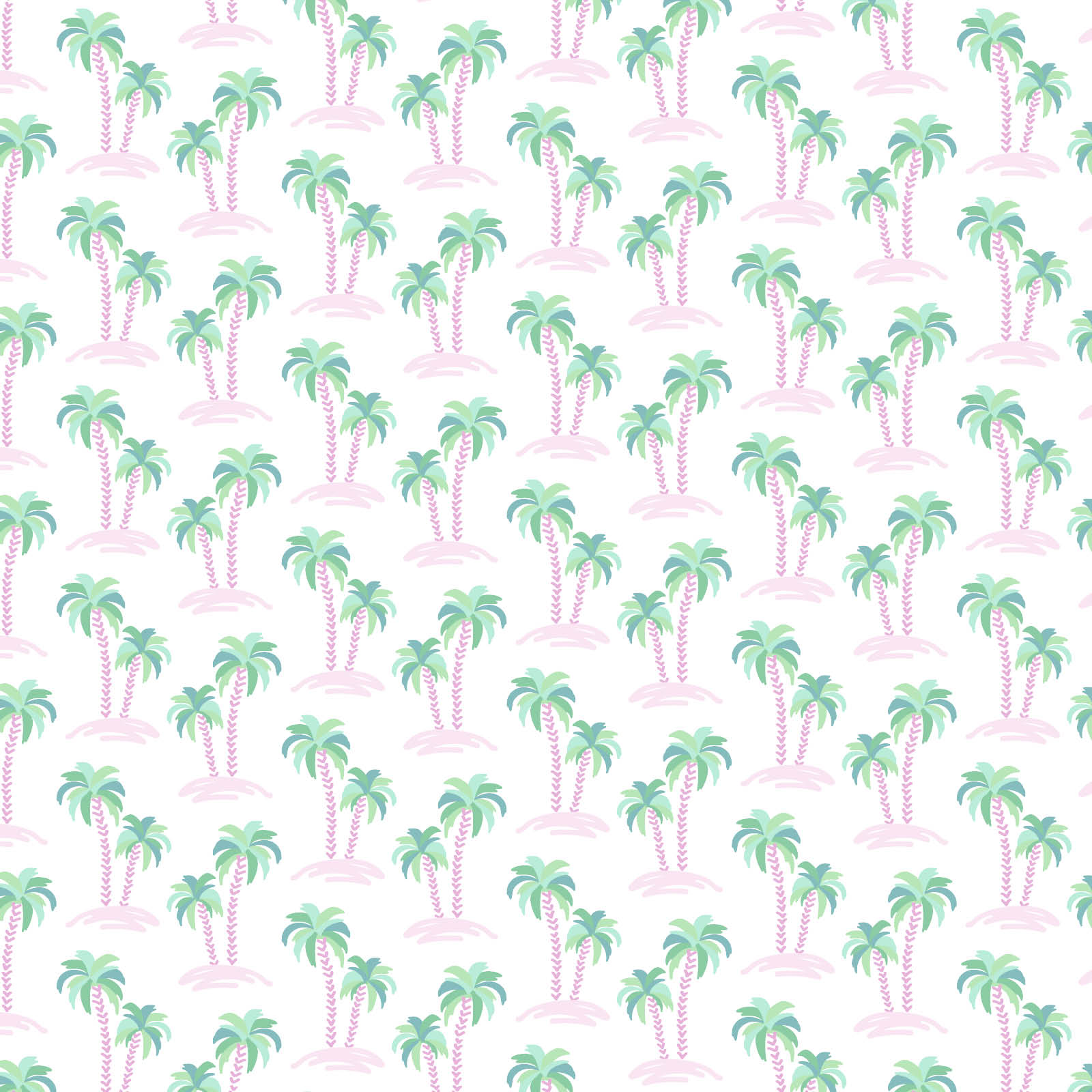 Pearl Girls' Bubble - Palm Tree Isle Pink dress for girls premium quality