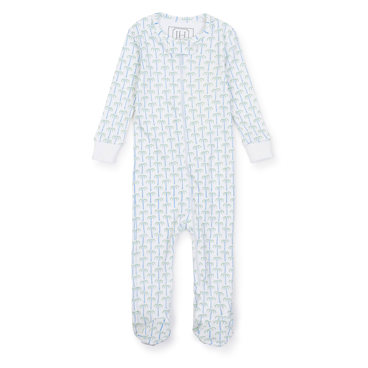 Everyday Parker Boys' Zipper Pajama - Pacific Palms Blue Kidswear
