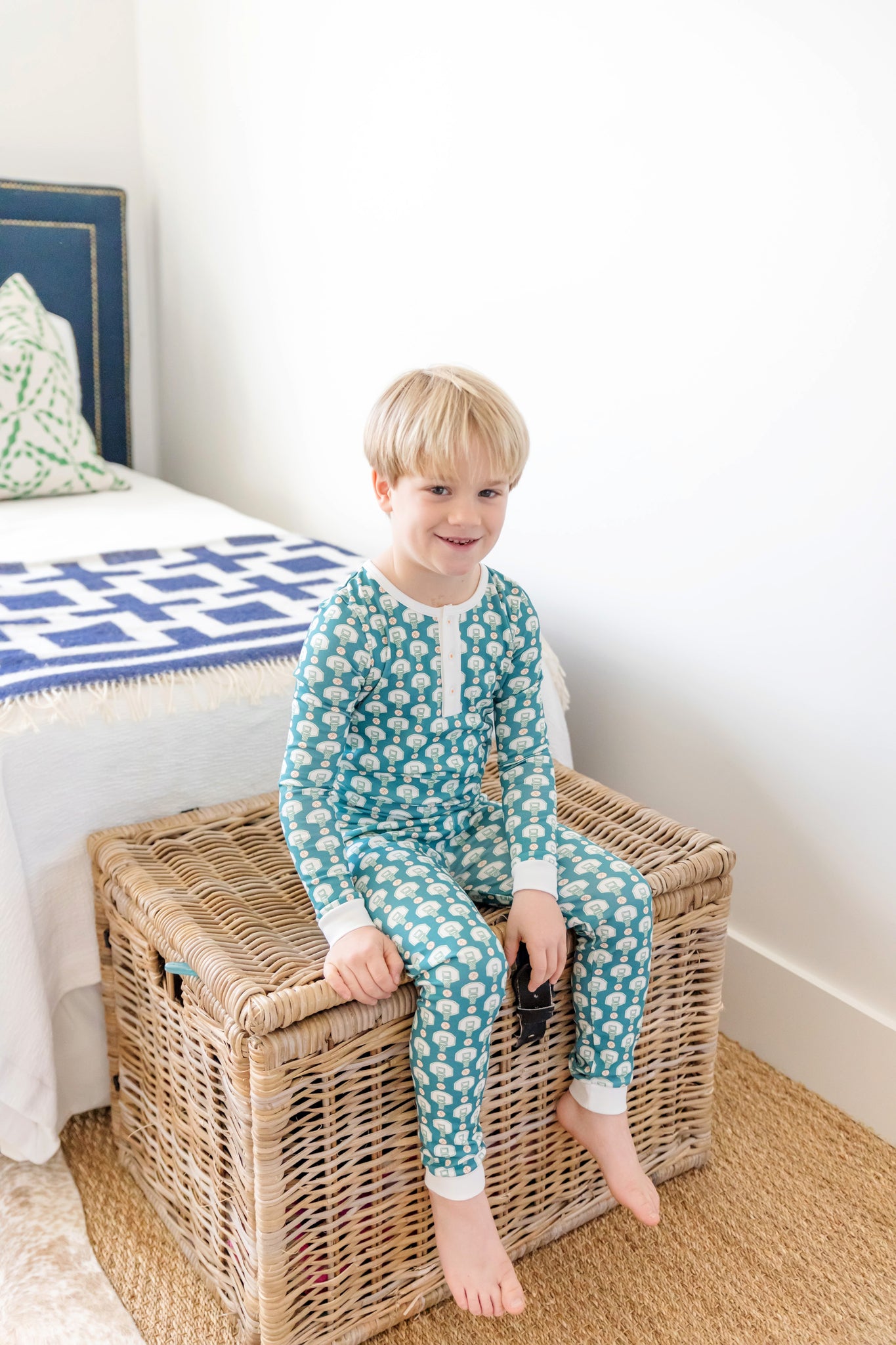 Jack Boys' Pajama Pant Set - Basketball Game