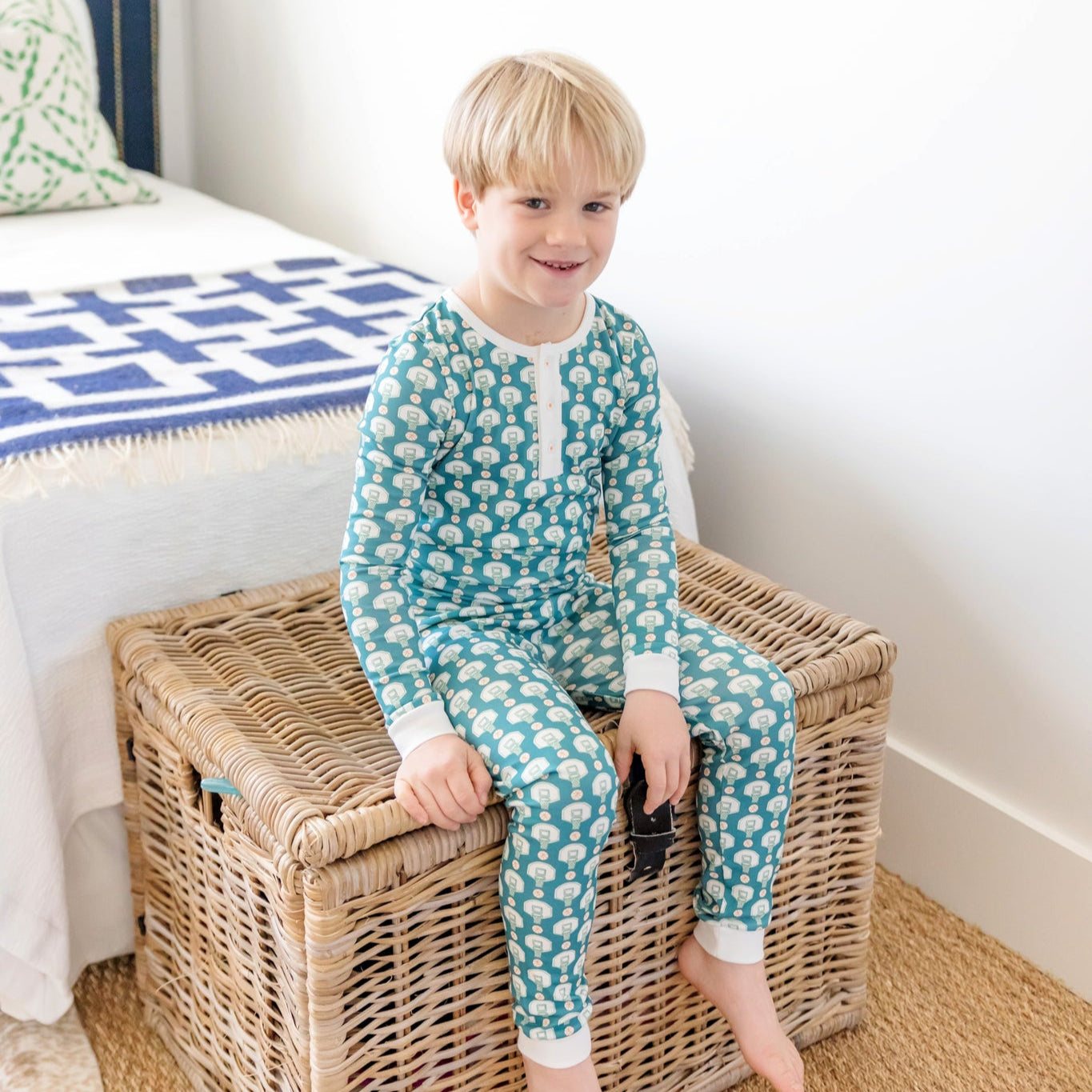 Buy Jack Boys' Pajama Pant Set - Basketball Game kids clothing online