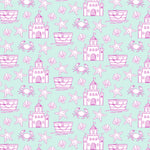 Parker Girls' Zipper Pajama - Sandcastles Pink stylish kids outfit collection