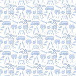 Grayson Boys' Pajama Pant Set School Days Blue stylish kids outfit collection