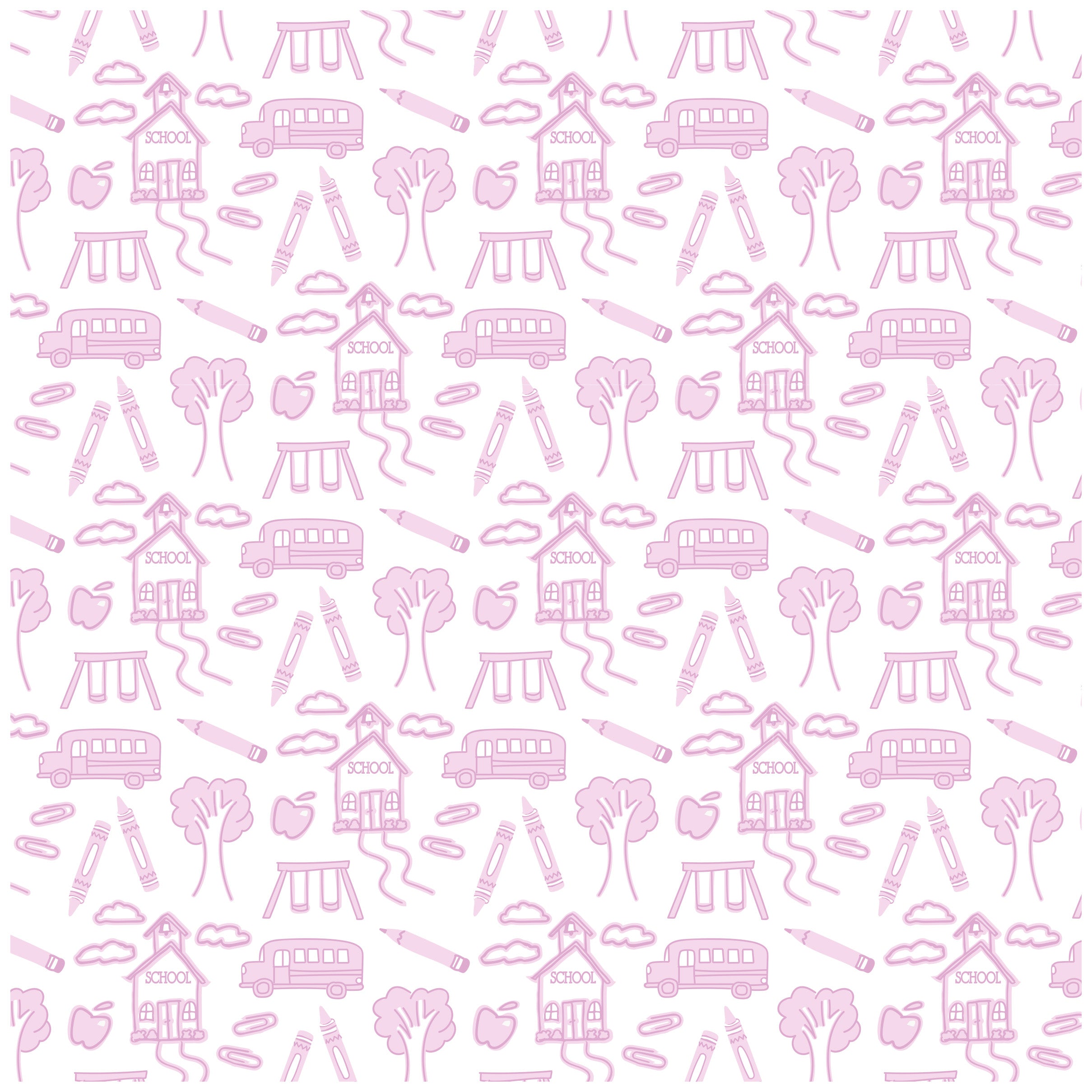 Lauren Girls' Underwear Set - Pretty Pumpkins/School Days Pink