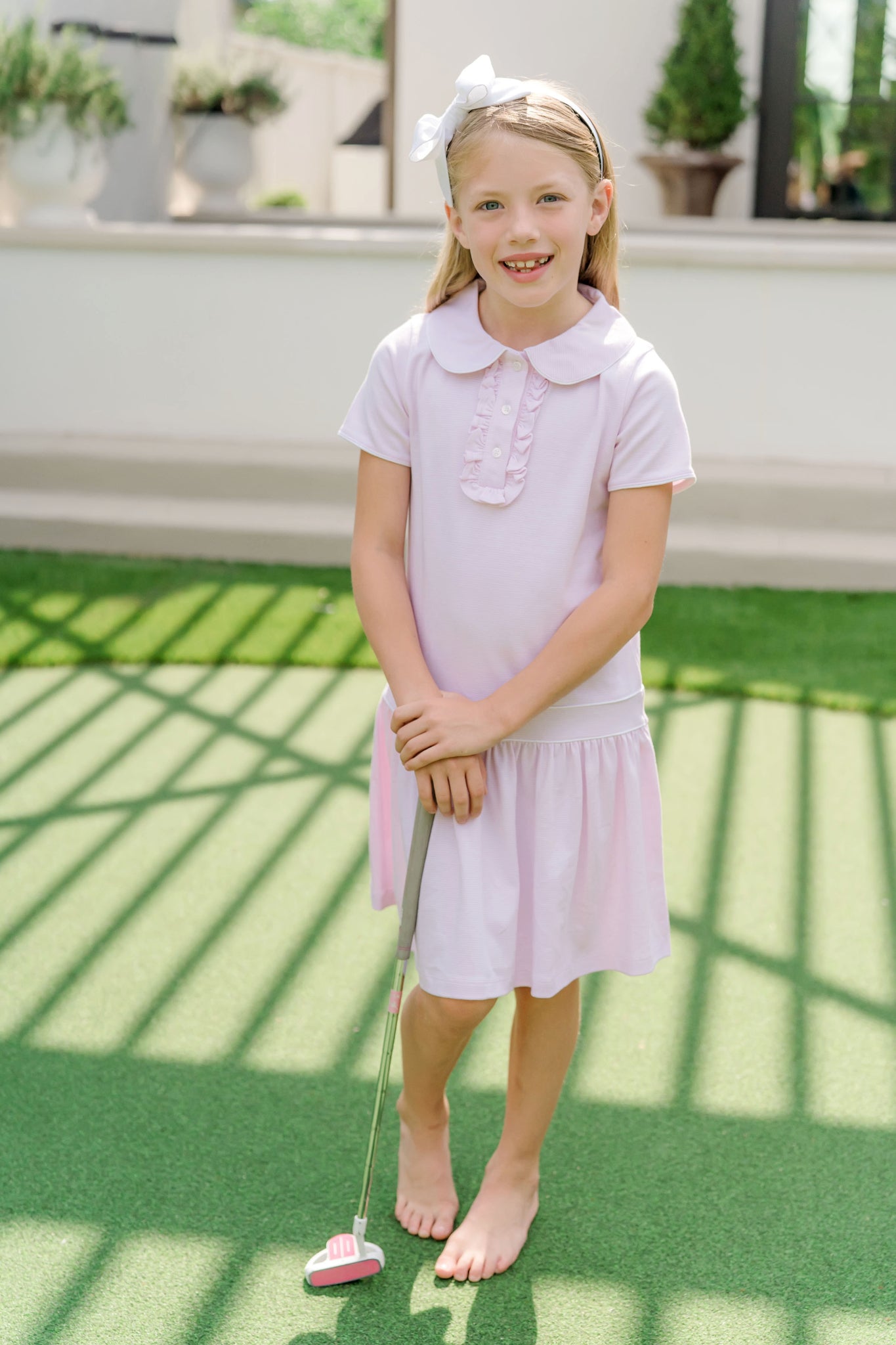 Buy Sydney Girls' Dress Pink Stripes kids clothing online
