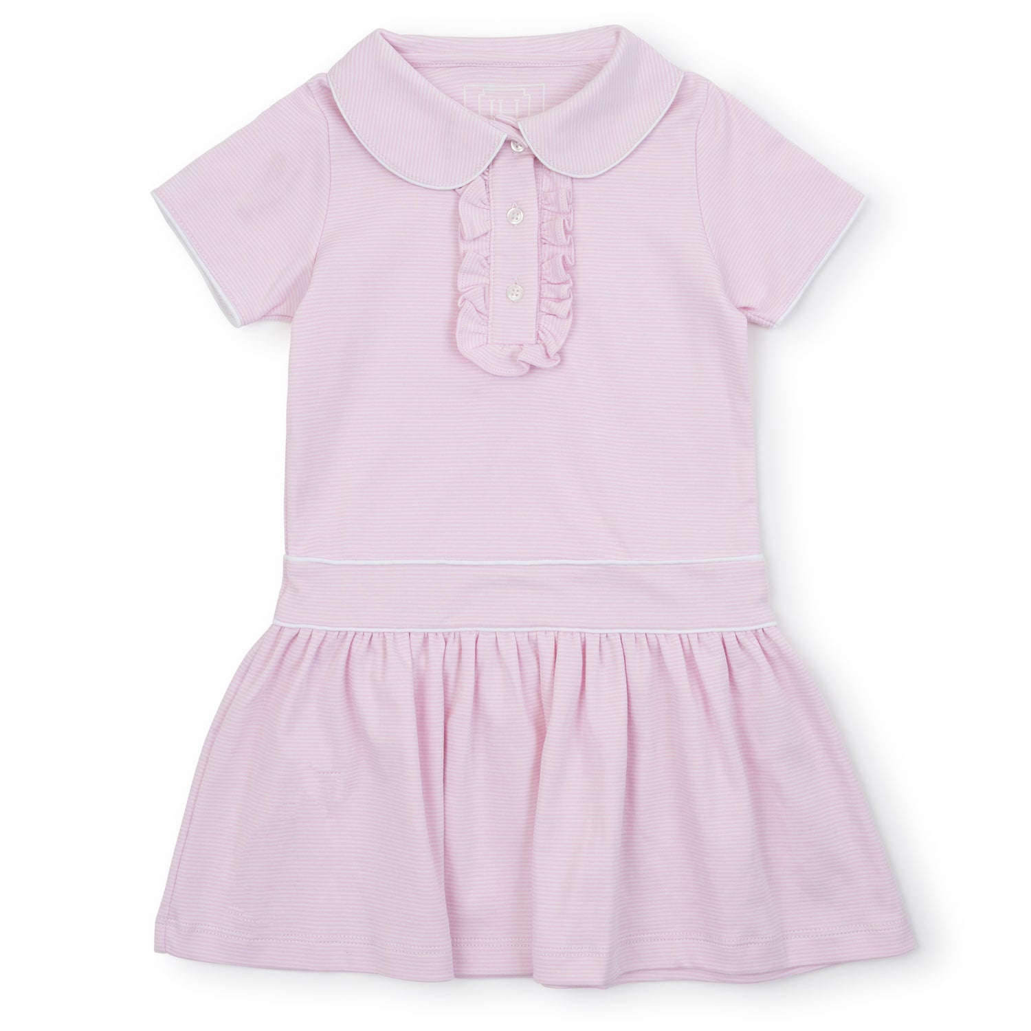 Sydney Girls' Dress Pink Stripes