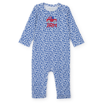 Thompson Boys' Pima Cotton Romper I Heart You Blue outfit perfect for everyday wear