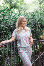 Marcia Women's Pajama Pant Set - Arboretum Floral outfit perfect for everyday wear