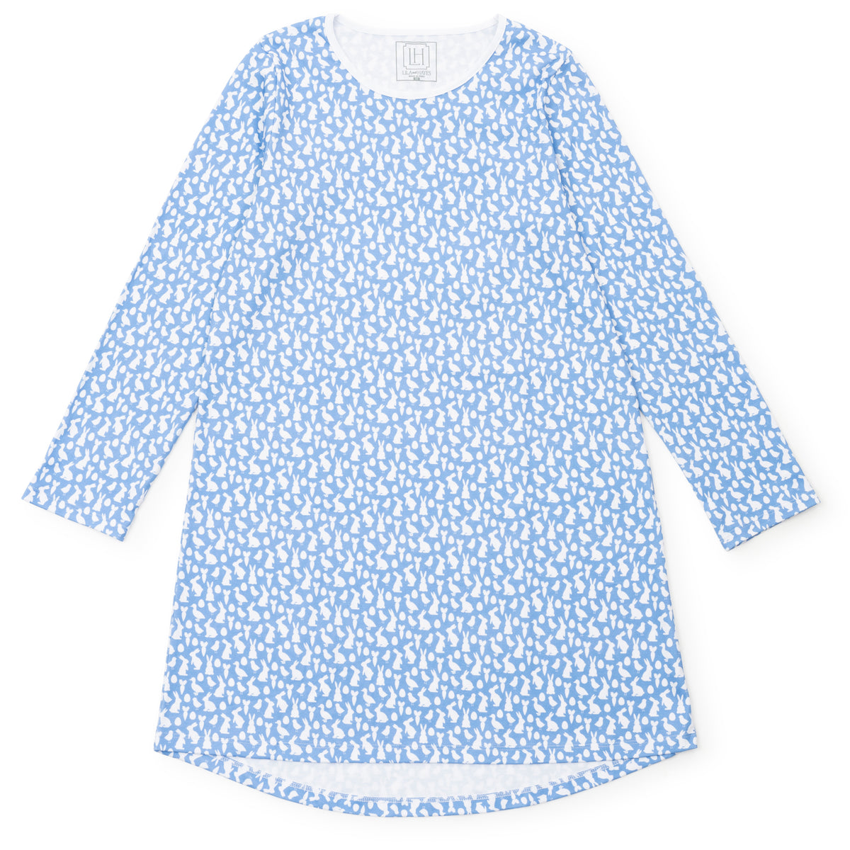 Everyday Ann Women's Longsleeve Nightgown - Easter Time Blue Kidswear