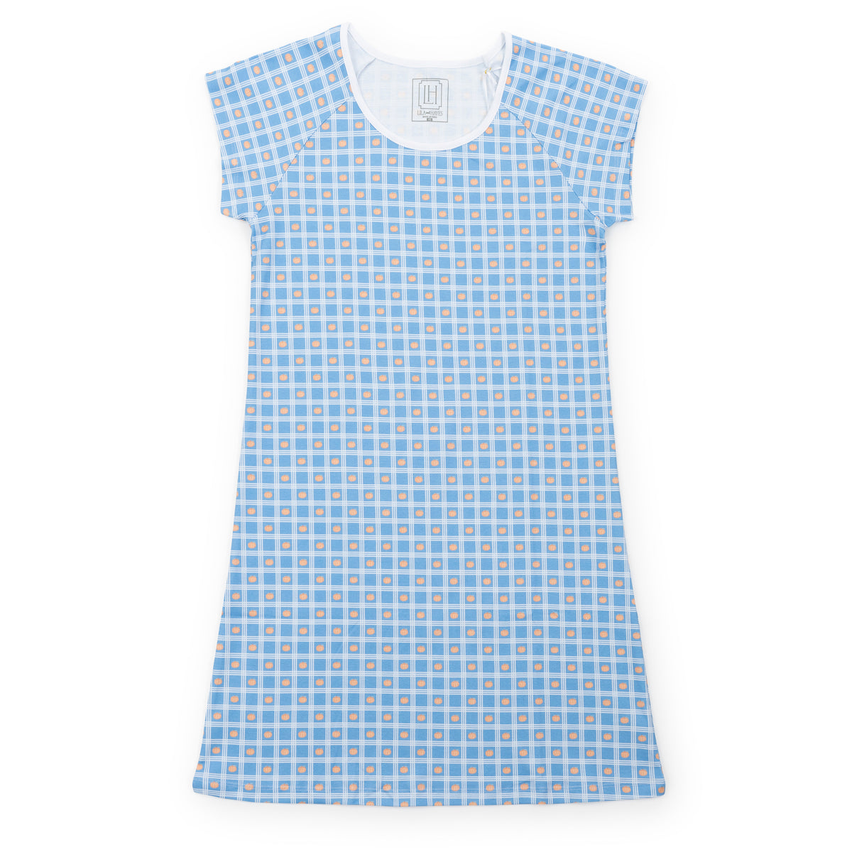 Wendy Women's Nightgown Pumpkin Plaid
