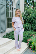 Marcia Women's Pajama Pant Set - Bunting Floral outfit perfect for everyday wear