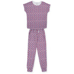 Everyday Melanie Women's Pajama Jogger Pant Set - Freedom Floral Kidswear