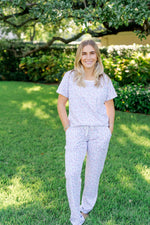 Marcia Women's Pajama Pant Set - Seashells on the Seashore outfit perfect for everyday wear