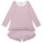 Everyday Kathryn Women's Pajama Short Set Bunting Floral Kidswear
