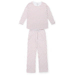 Everyday Audrey Women's Longsleeve Top Pant Set - Hot Cocoa Santa Kidswear