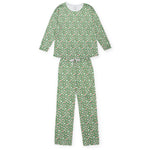 Everyday Audrey Women's Longsleeve Top Pant Set - Retro Ornaments Kidswear