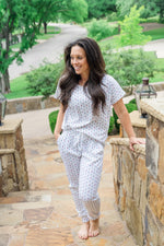 Melanie Women's Pajama Jogger Pant Set - Hitting the Slopes outfit perfect for everyday wear