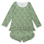 Everyday Kathryn Women's Pajama Short Set - Retro Ornaments Kidswear
