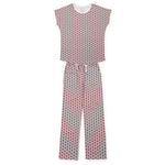Everyday Marcia Women's Pajama Pant Set - Pink Wreaths Kidswear