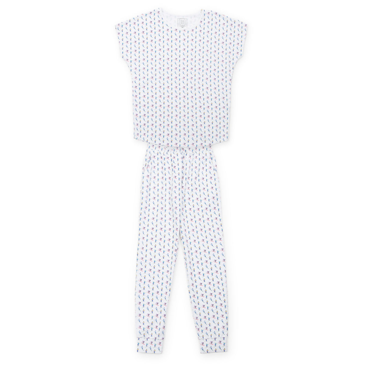 Everyday Melanie Women's Pajama Jogger Pant Set - Hitting the Slopes Kidswear