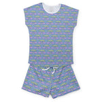 Everyday Riley Women's Pajama Short Set - Royal Safari Kidswear