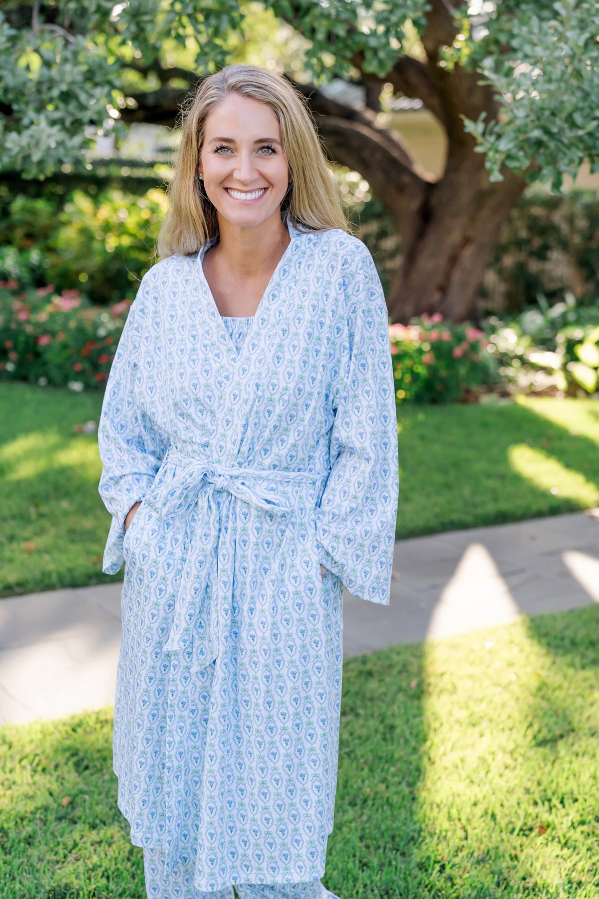 Sassy Women's Spa Wrap - Hampton Blooms soft cotton kids fashion wear