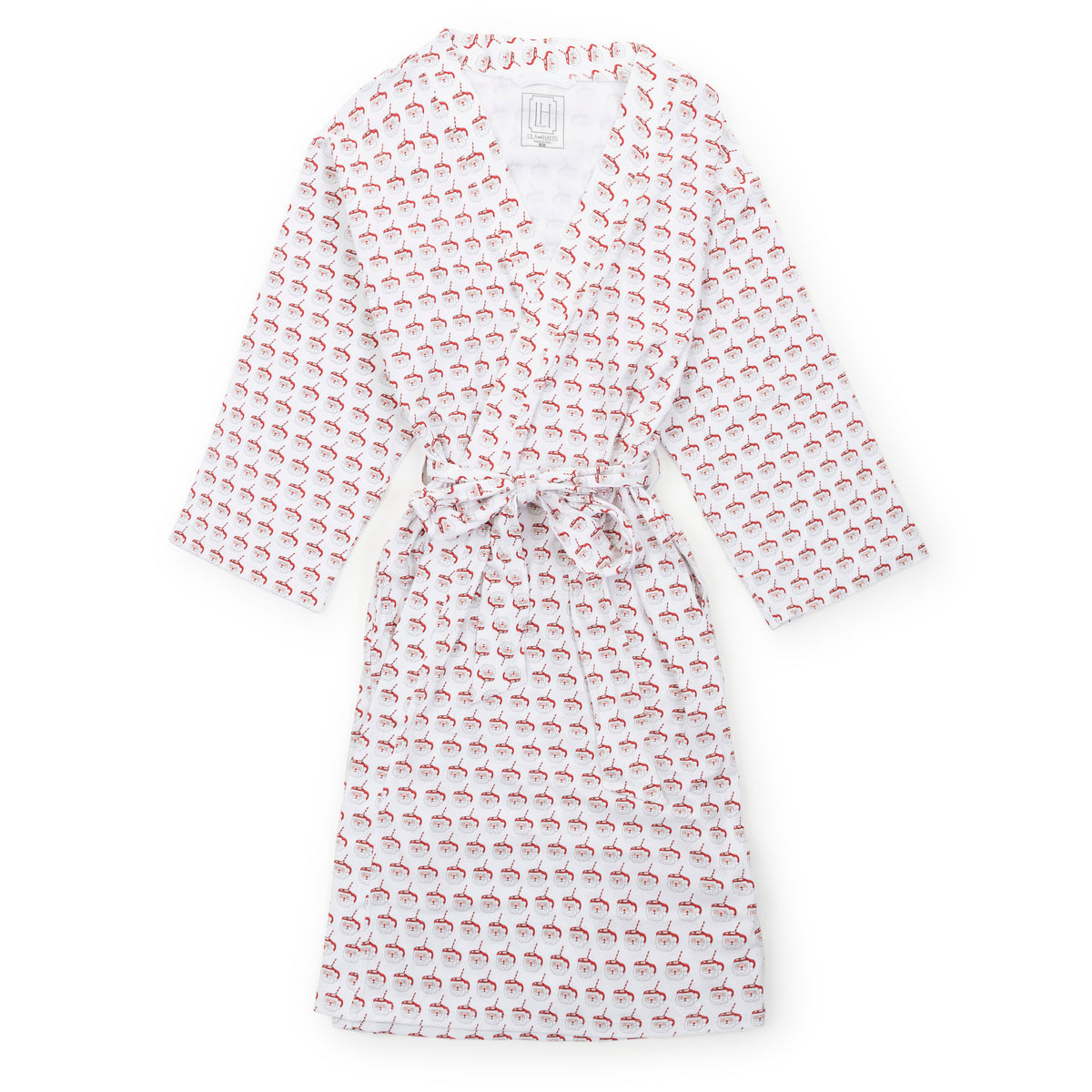 Everyday Sassy Women's Spa Wrap - Hot Cocoa Santa Kidswear