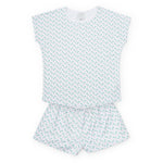 Everyday Riley Women's Pajama Short Set - Palm Tree Isle Pink Kidswear