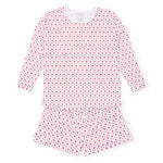Everyday Anna Women's Longsleeve & Short Set - Heart to Heart Pink Kidswear
