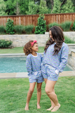 Janann Women's Sweatshirt Short Set Royal Safari outfit perfect for everyday wear