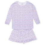 Everyday Anna Women's Longsleeve & Short Set - Seashells on the Seashore Kidswear