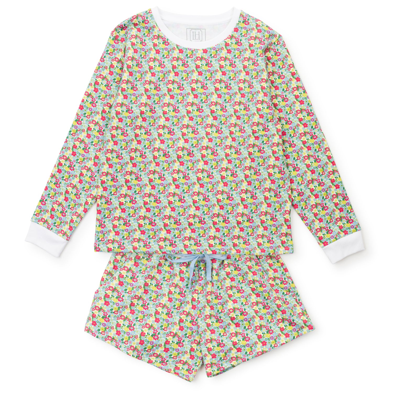 Janann Women's Sweatshirt Short Set Arboretum Floral