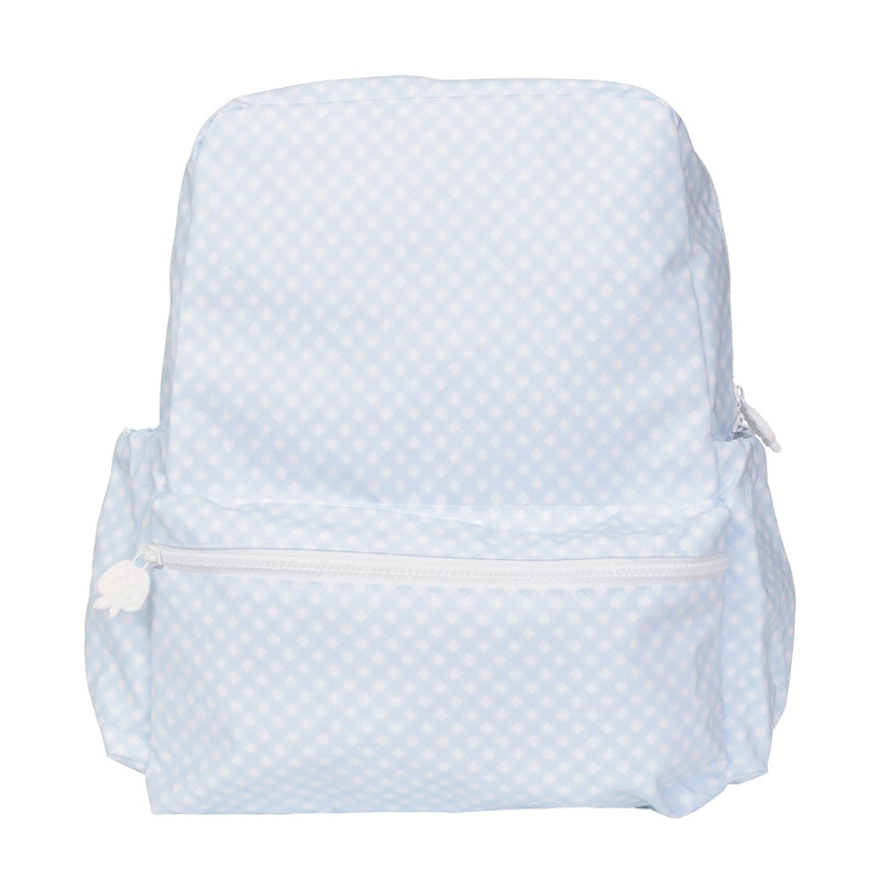 The Backpack Blue Gingham Large by Apple of My Isla