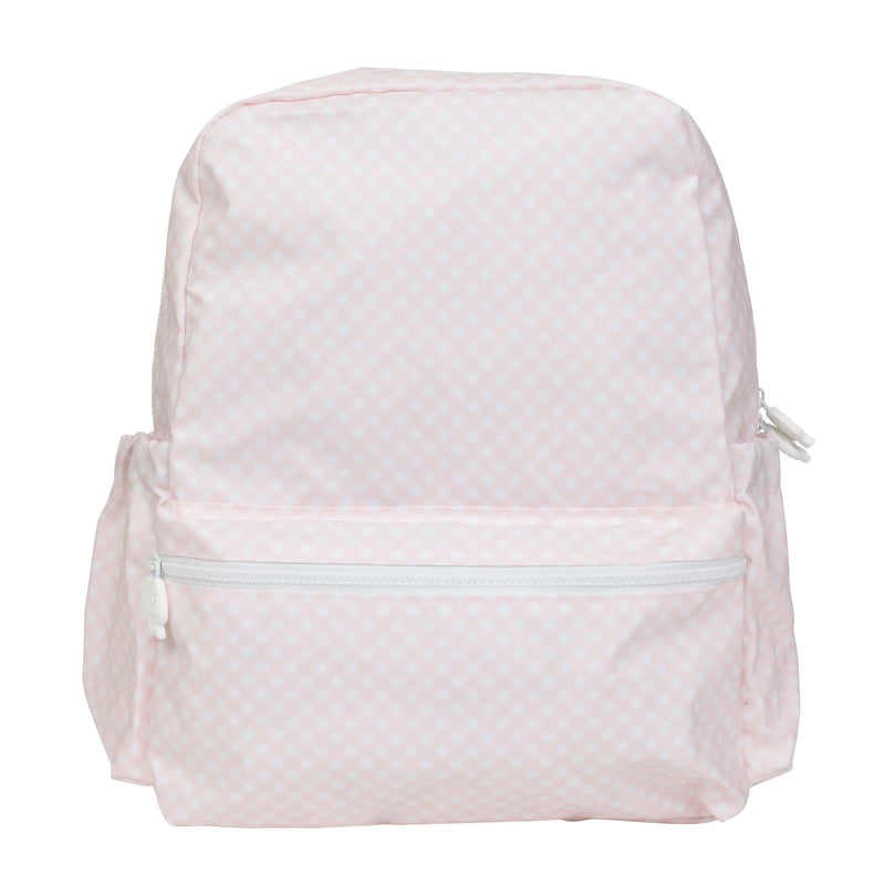 The Backpack Peachy Pink Gingham Large by Apple of My Isla