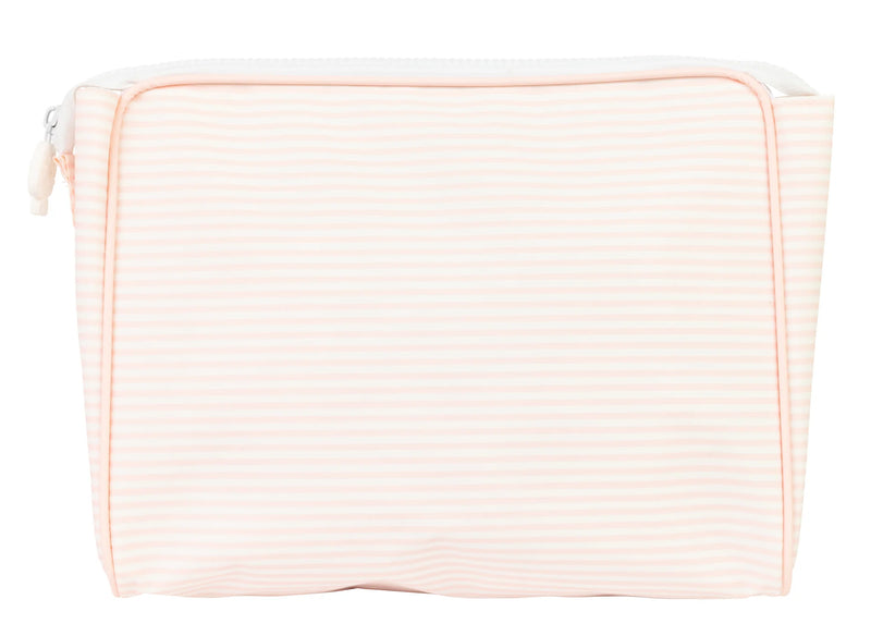 The Go Bag Peachy Pink Stripe Small by Apple of My Isla