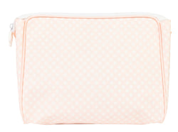 The Go Bag Peachy Pink Gingham Small by Apple of My Isla