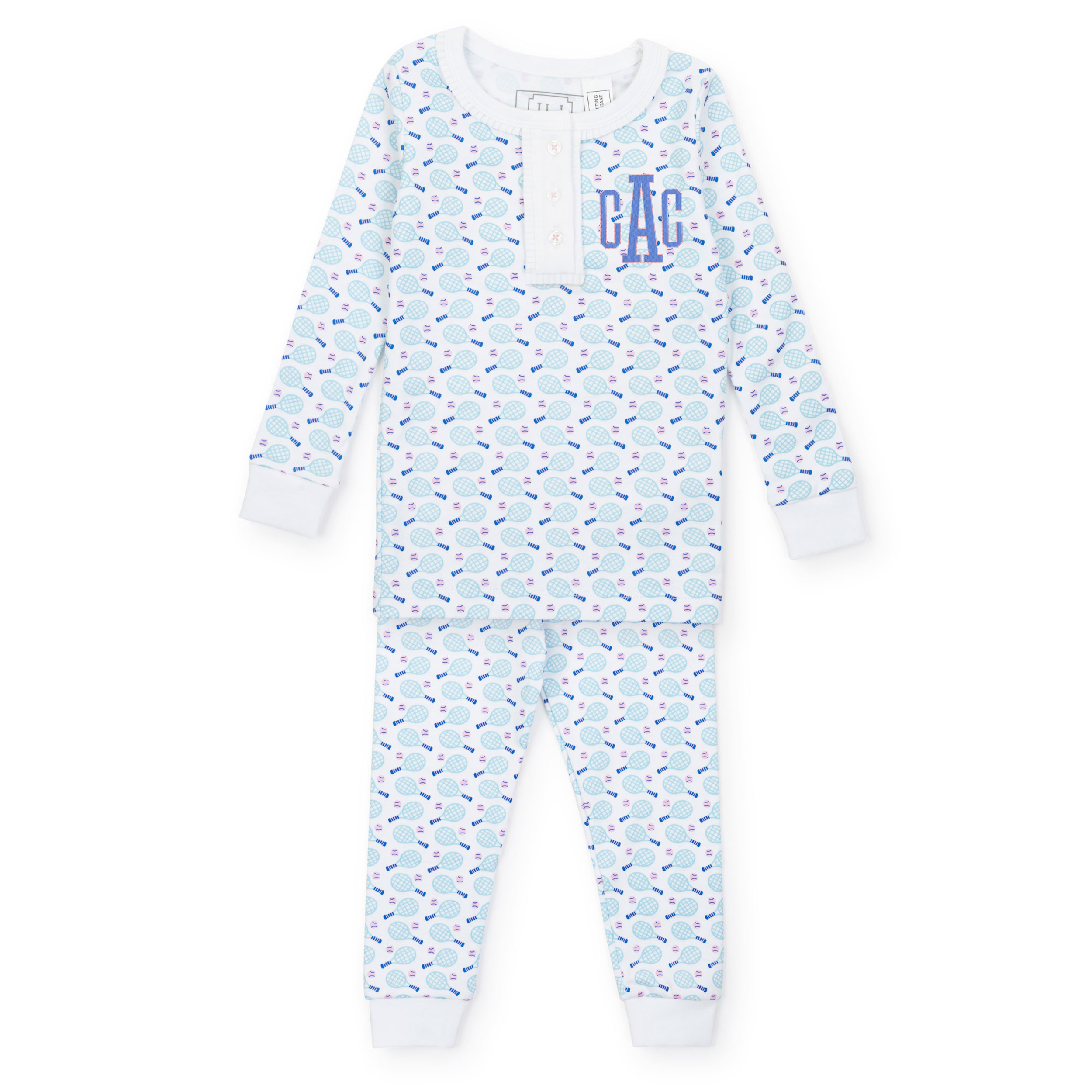 Alden Girls' Pajama Pant Set - Tennis Match Pink