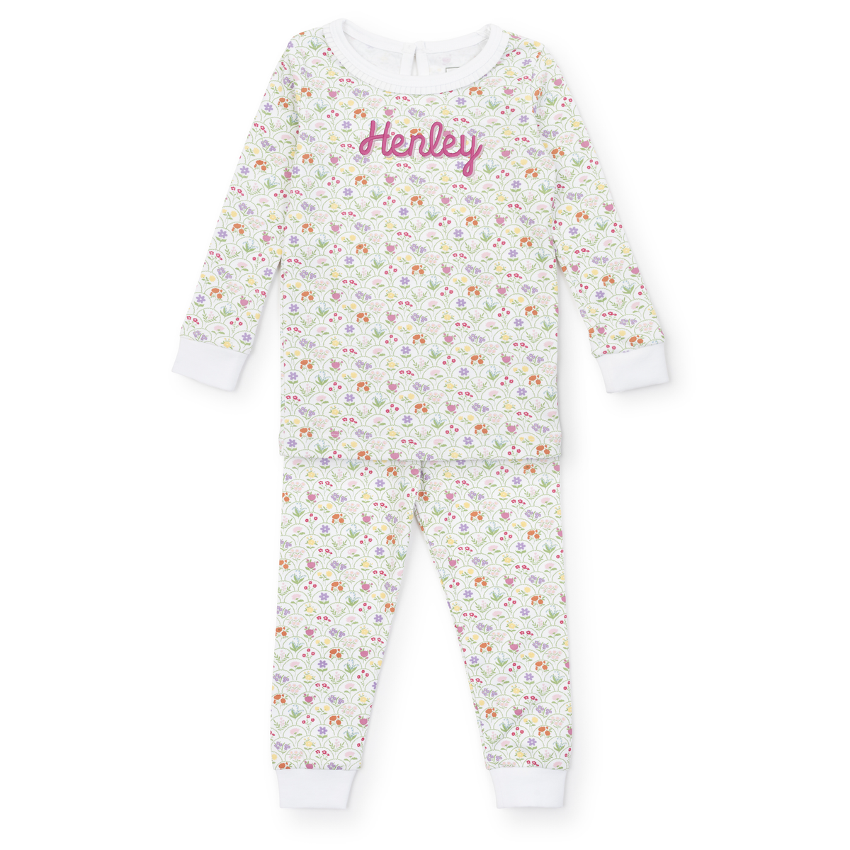 Ava Girls' Pajama Pant Set - Garden Floral outfit perfect for everyday wear