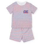 Charles Boys' Short Set - Stars and Stripes soft cotton kids fashion wear