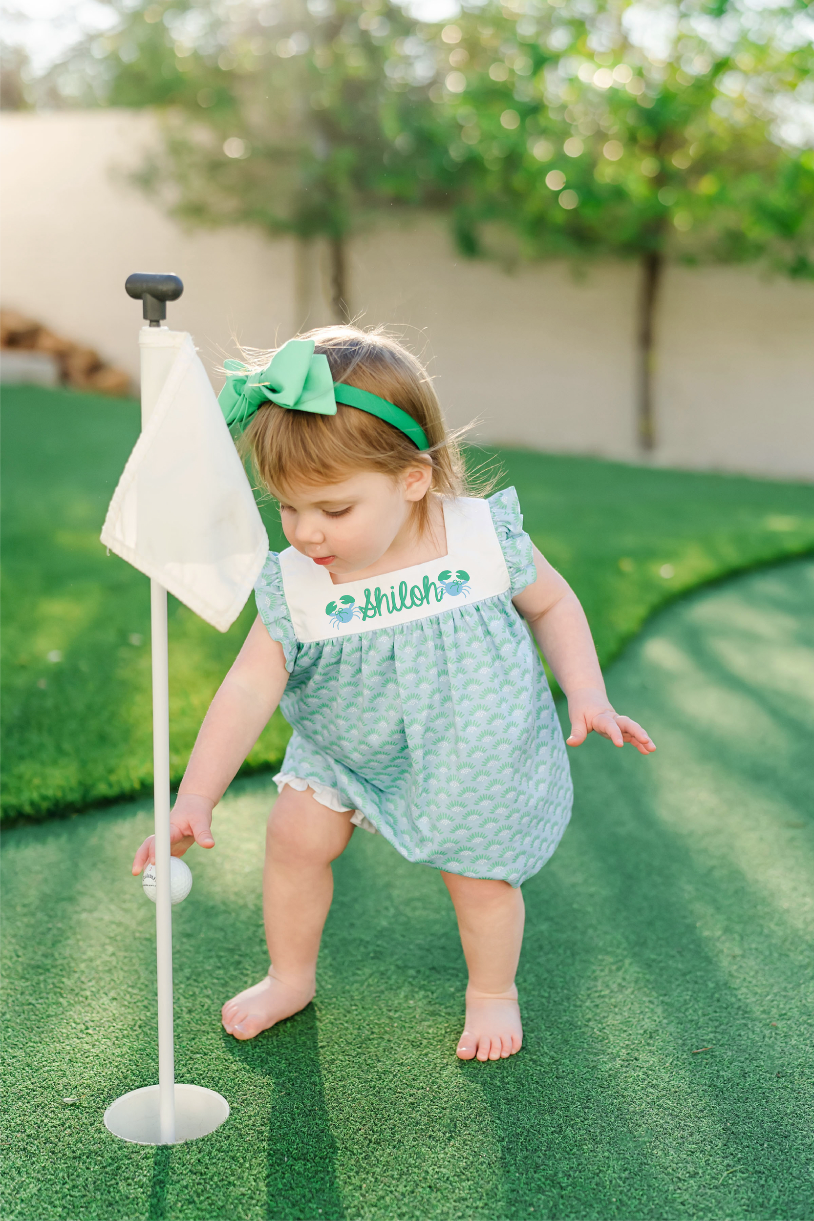Annie Girls' Bloomer Set - Cool Blooms