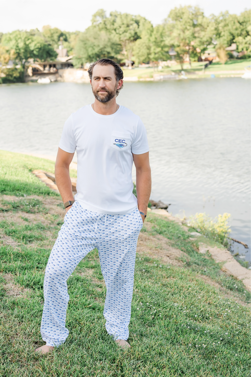 Brent Men's Pima Cotton Hangout Pant - Fly Fishing