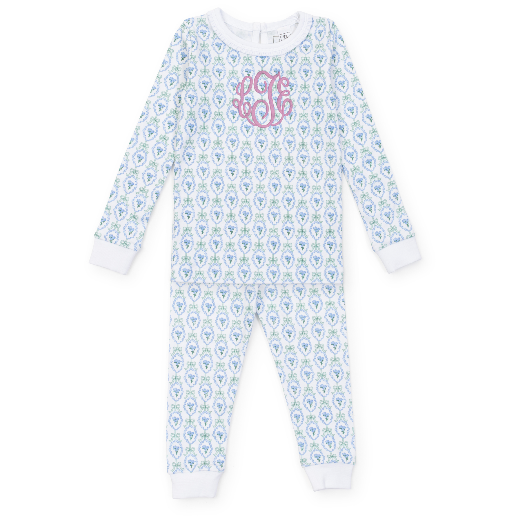 Buy Ava Girls' Pajama Pant Set - Hampton Blooms kids clothing online