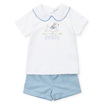 Field Boys' Woven Short Set Hampton Plaid outfit perfect for everyday wear