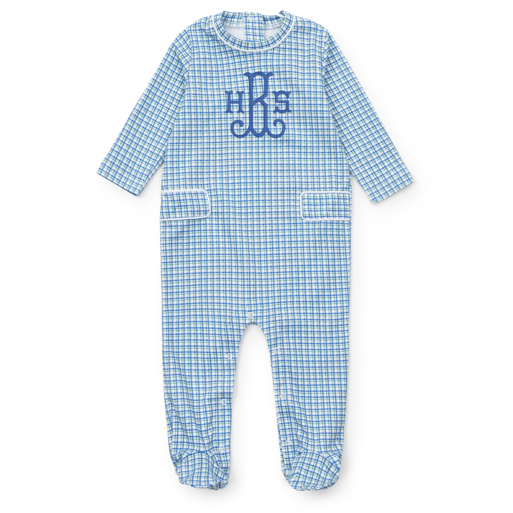 Buy Preston Boys' Romper Hampton Plaid kids clothing online