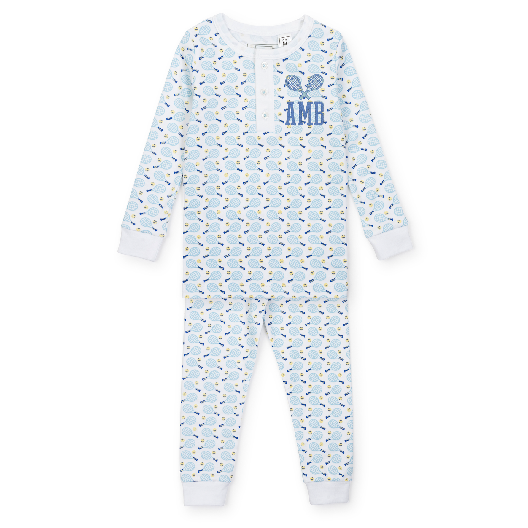 Buy Jack Boys' Pajama Pant Set - Tennis Match Blue kids clothing online