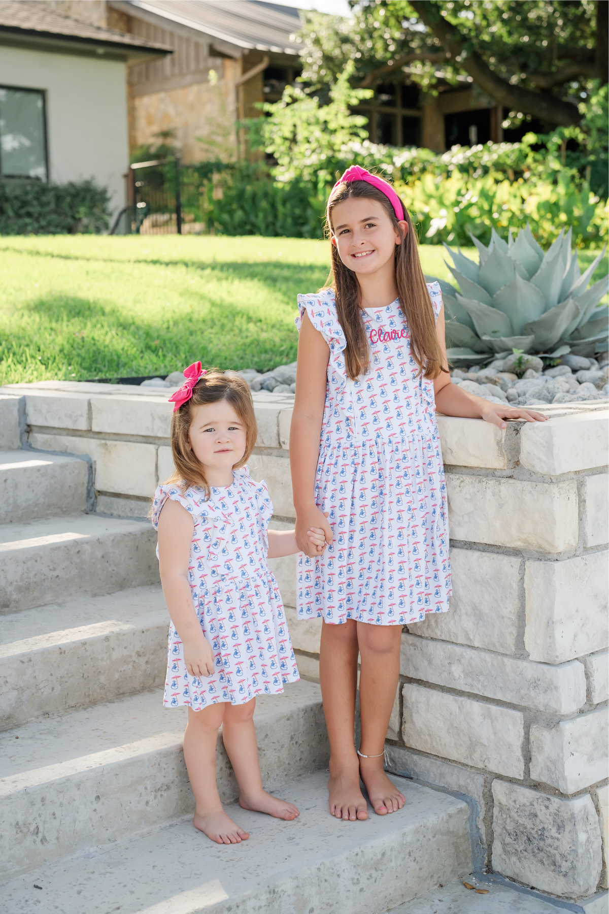 Amelia Girls' Dress - Majestic Monkey soft cotton kids fashion wear