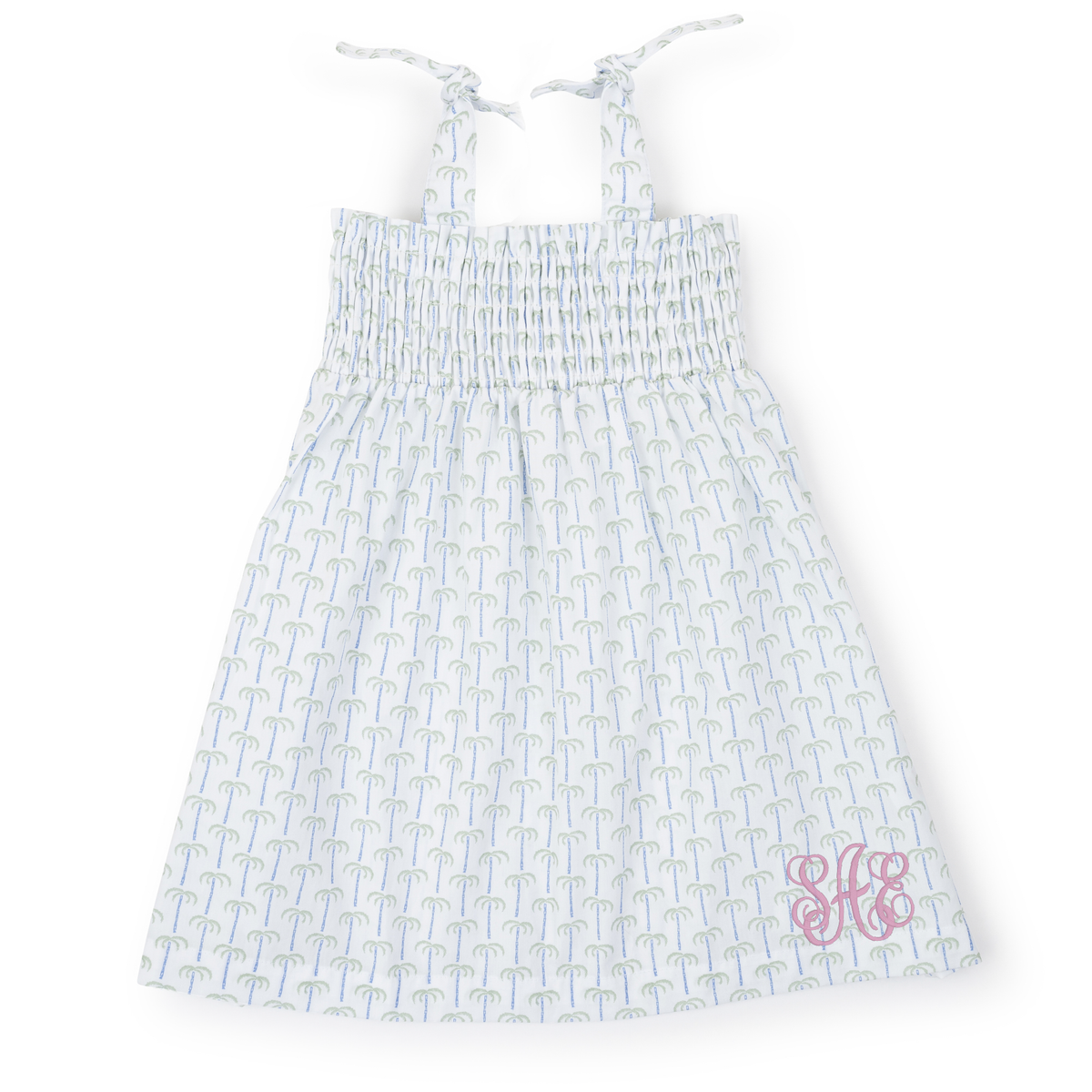 Betsy Girls' Woven Dress - Pacific Palms Blue outfit perfect for everyday wear