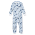 Parker Boys' Zipper Pajama - Swimming Sharks outfit perfect for everyday wear