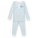 Jack Boys' Pajama Pant Set - Palm Tree Isle Blue outfit perfect for everyday wear